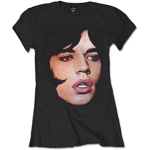 THE ROLLING STONES - Ladies Band T-Shirt: MICK