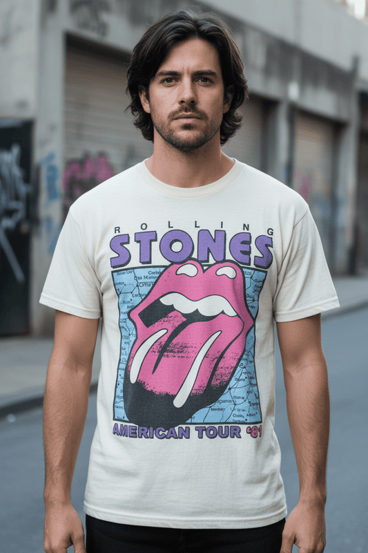 THE ROLLING STONES – Band T-Shirt: Tour 81 - COOCOO.at - Dein Merch Shop aus Österreich