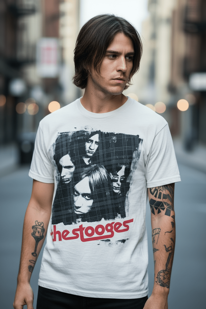 THE STOOGES - Band T-Shirt: FACES - COOCOO.at - Dein Merch Shop aus Österreich