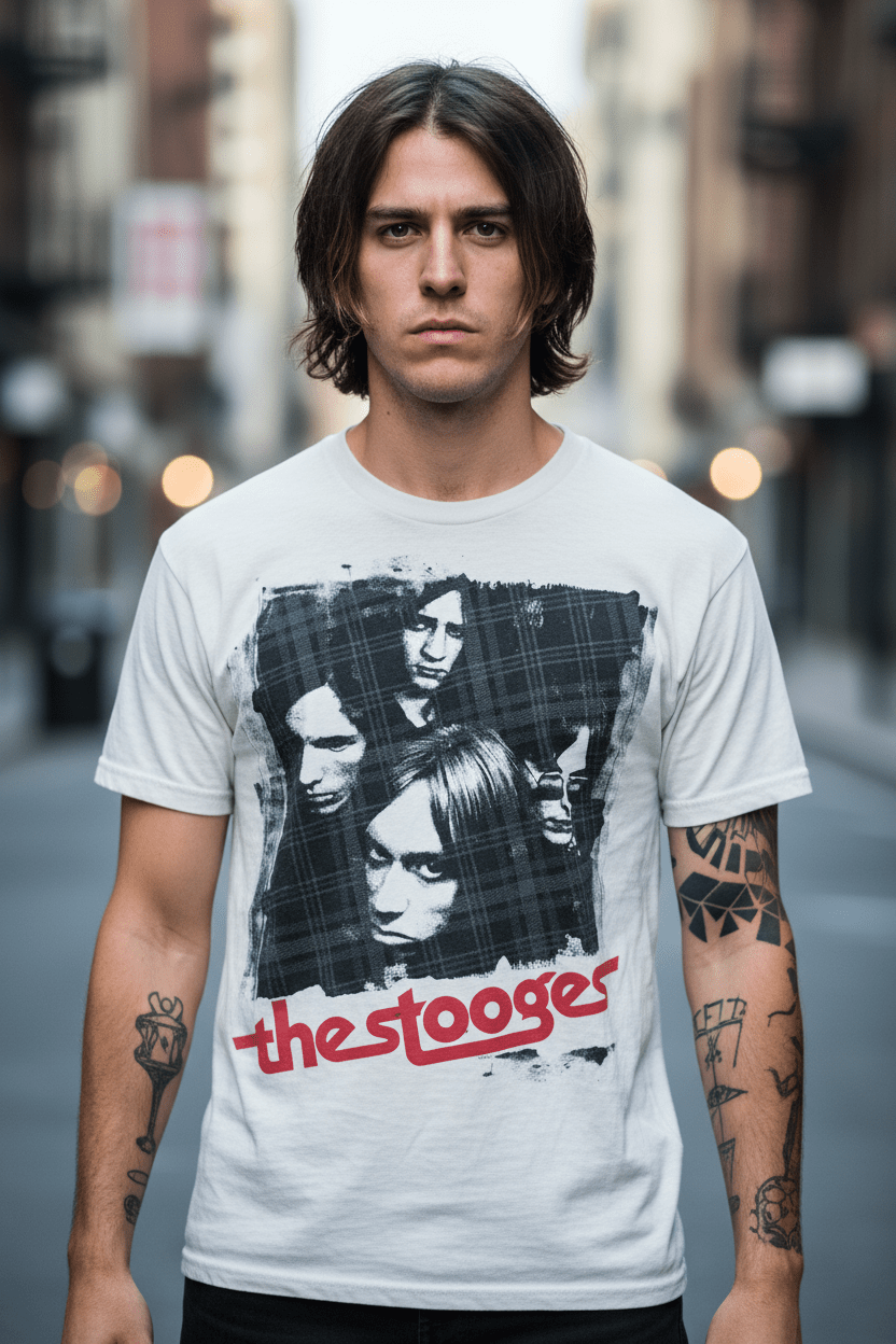 THE STOOGES - Band T-Shirt: FACES - COOCOO.at - Dein Merch Shop aus Österreich