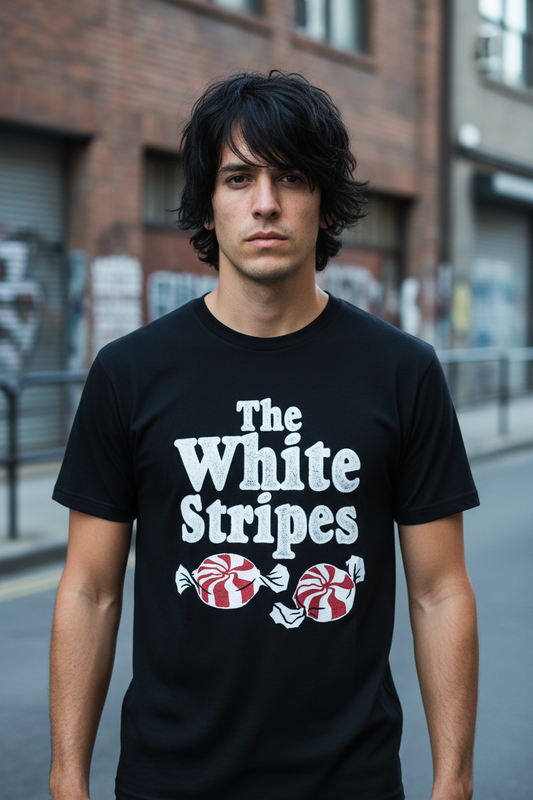 THE WHITE STRIPES - Band T-Shirt: Peppermints