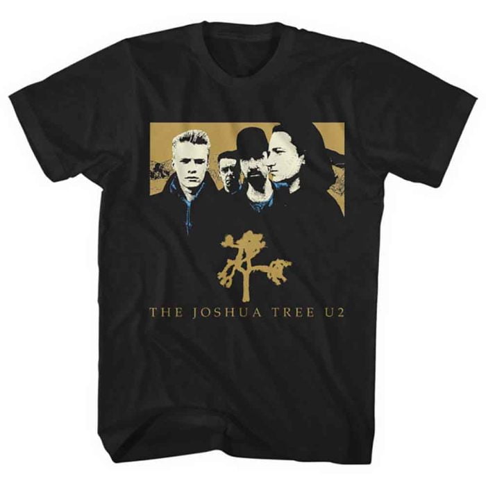 U2 - Band T-Shirt: The Joshua Tree Band Merchandise T-Shirt