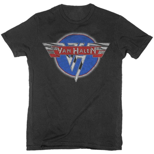VAN HALEN - Band T-Shirt: Chrome Logo Band Merchandise T-Shirt