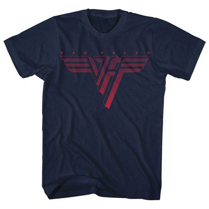 VAN HALEN - Band T-Shirt: Red Logo Band Merchandise T-Shirt
