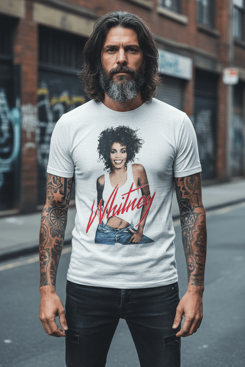 WHITNEY HOUSTON - Merch T-Shirt: Wanna Dance - COOCOO.at - Dein Merch Shop aus Österreich