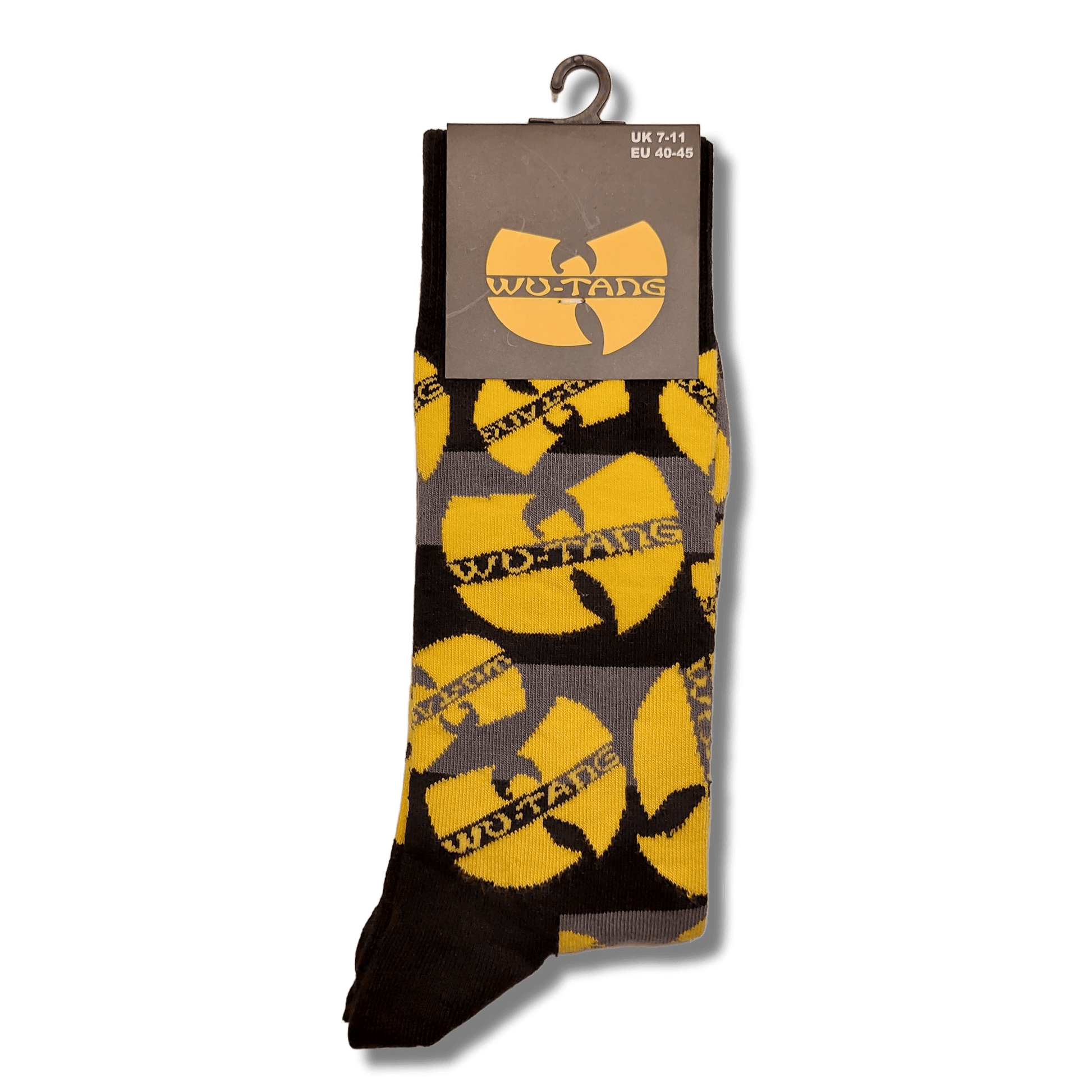 WU-TANG CLAN - Merch Socken: LOGO YELLOW Band Merchandise Socken