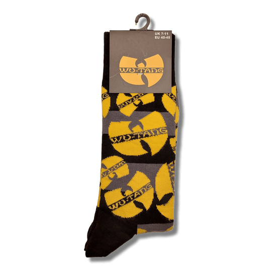 WU-TANG CLAN - Merch Socken: LOGO YELLOW Band Merchandise Socken
