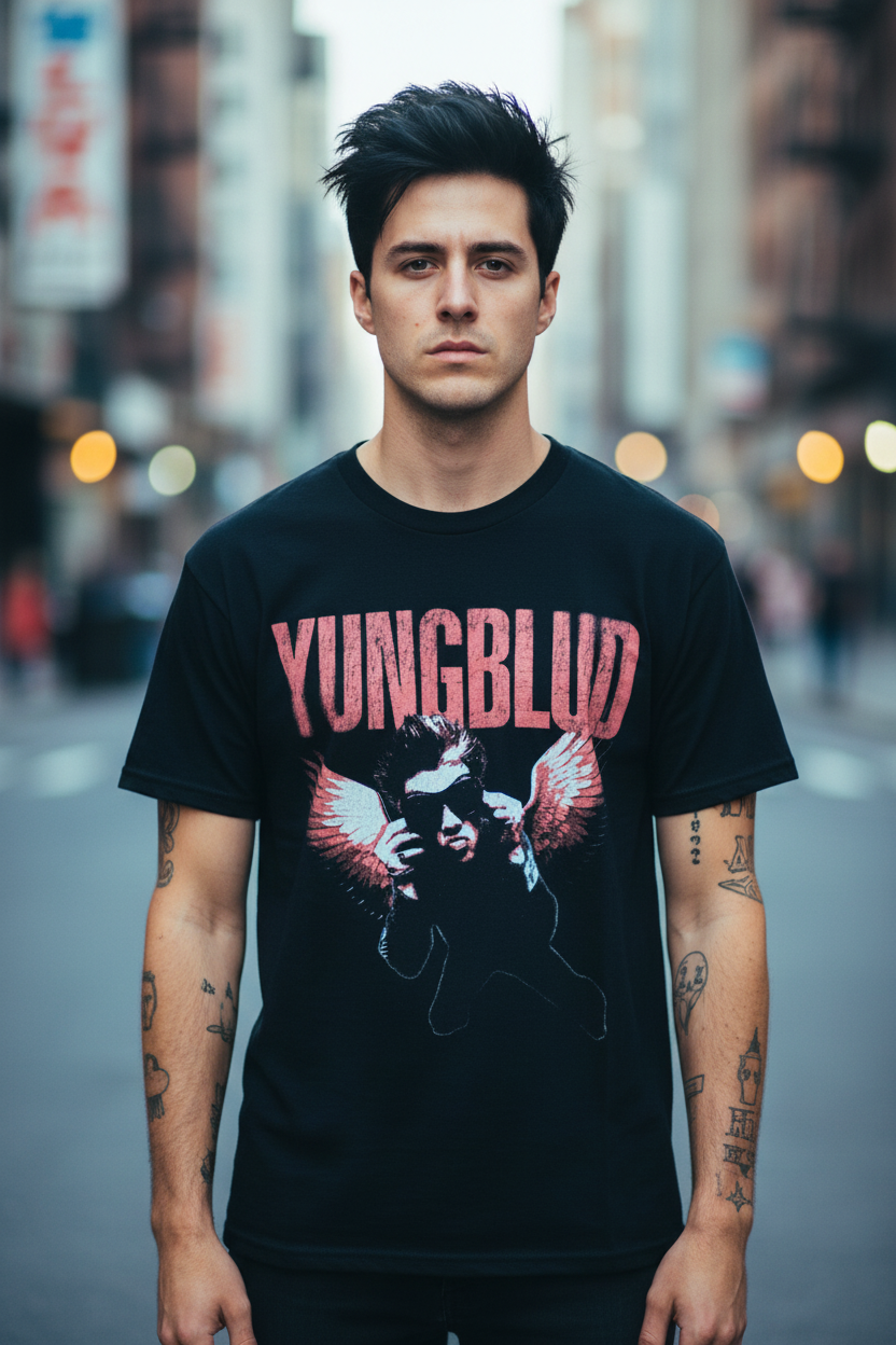 YUNGBLUD - Band T-Shirt: Wings