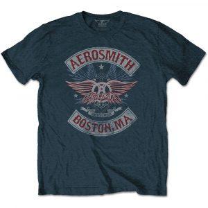 AEROSMITH - Unisex T-Shirt: BOSTON PRIDE